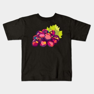 grape pop art Kids T-Shirt